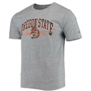 Like new, Rare with Bennie the Beaver, Heathered Grey OSU COLLEGIATE T-SHIRT